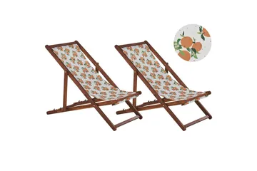 2 kappaletta aurinkotuoleja Anzio