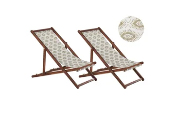 2 kappaletta aurinkotuoleja Anzio