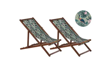 2 kappaletta aurinkotuoleja Anzio