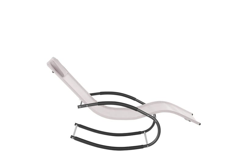 Auringonottovuode Carano II - Beige, musta - Puutarhakalusteet - Puutarhatuoli - Aurinkosänky & aurinkovaunu