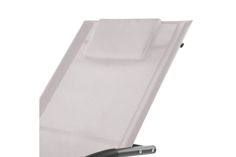 Auringonottovuode Carano II - Beige, musta - Puutarhakalusteet - Puutarhatuoli - Aurinkosänky & aurinkovaunu