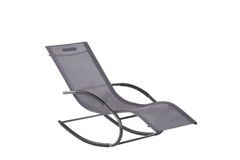 Auringonottovuode Carano II - Harmaa, musta - Puutarhakalusteet - Puutarhatuoli - Aurinkosänky & aurinkovaunu
