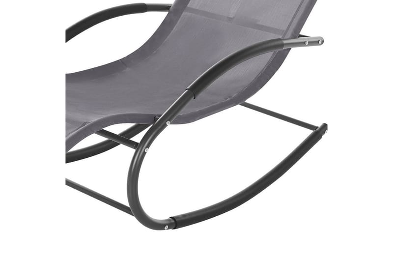 Auringonottovuode Carano II - Harmaa, musta - Puutarhakalusteet - Puutarhatuoli - Aurinkosänky & aurinkovaunu