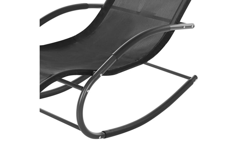 Auringonottovuode Carano II - Musta - Puutarhakalusteet - Puutarhatuoli - Aurinkosänky & aurinkovaunu