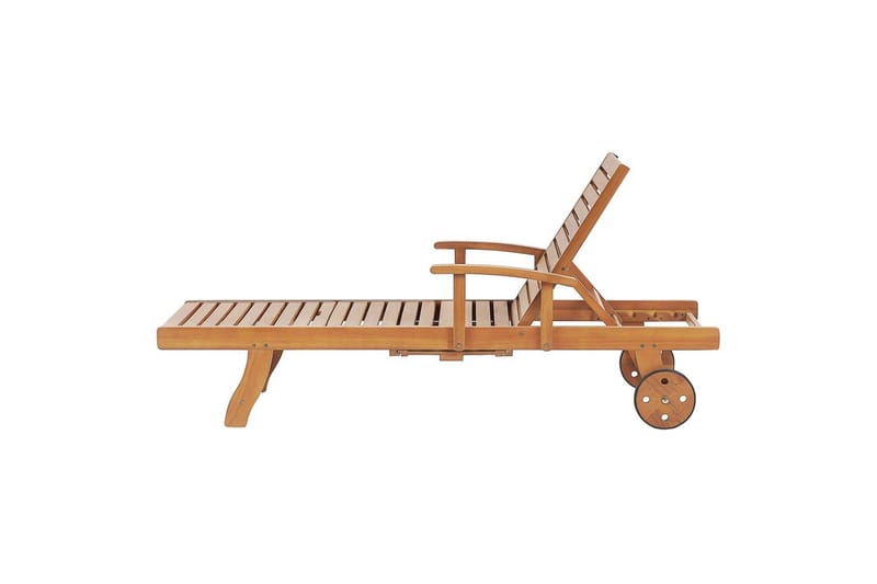 Auringonottovuode Java - Vaalea puu - Puutarhakalusteet - Puutarhatuoli - Aurinkosänky & aurinkovaunu