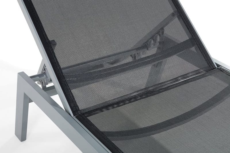 Aurinkosänky Catania II 66x190 cm - Musta - Puutarhakalusteet - Puutarhatuoli - Aurinkosänky & aurinkovaunu