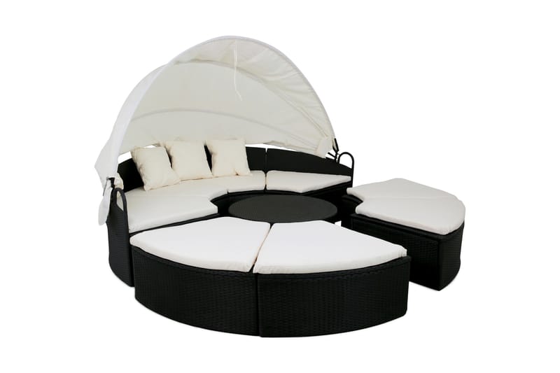 Aurinkosänky Dramsvik 230 cm - Antrasiitti - Puutarhakalusteet - Puutarhatuoli - Aurinkosänky & aurinkovaunu