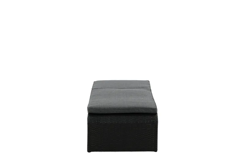 Aurinkosänky London Musta - Venture Home - Puutarhakalusteet - Puutarhatuoli - Aurinkosänky & aurinkovaunu