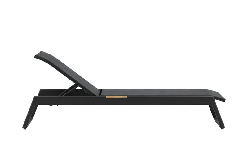 Aurinkosänky Mexico Musta - Venture Home - Puutarhakalusteet - Puutarhatuoli - Aurinkosänky & aurinkovaunu