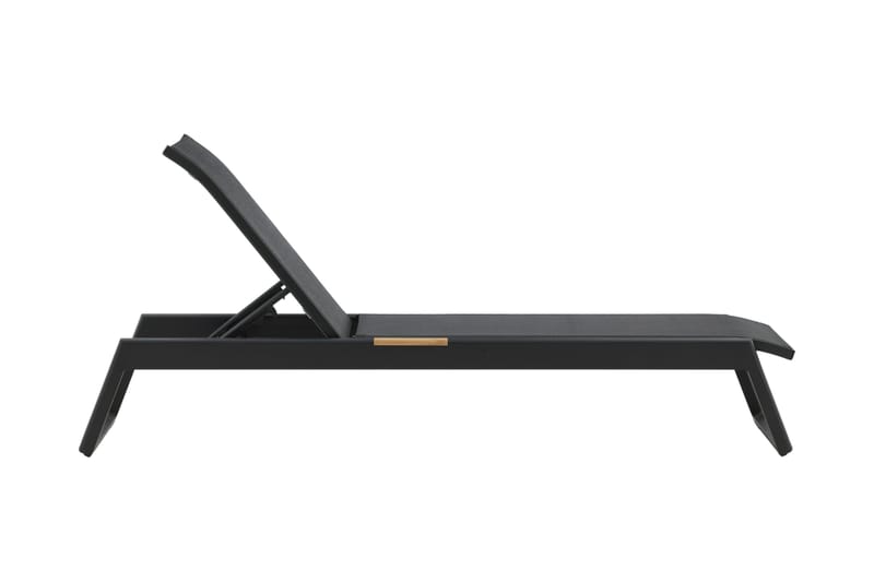 Aurinkosänky Mexico Musta - Venture Home - Puutarhakalusteet - Puutarhatuoli - Aurinkosänky & aurinkovaunu