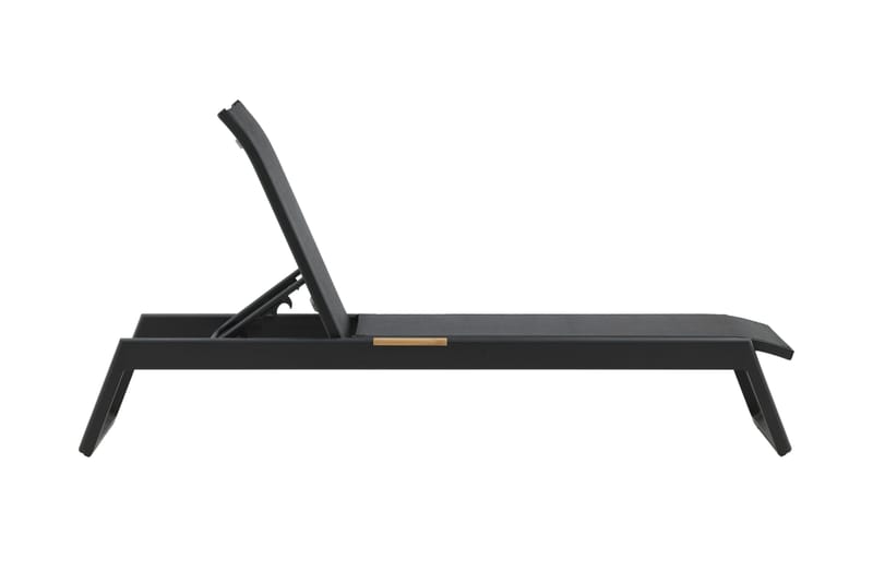 Aurinkosänky Mexico Musta - Venture Home - Puutarhakalusteet - Puutarhatuoli - Aurinkosänky & aurinkovaunu