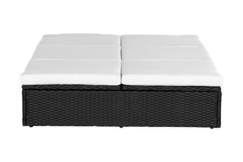 Aurinkosänky Ochovi Tupla Säädettävä - Musta/Valkoinen - Puutarhakalusteet - Puutarhatuoli - Aurinkosänky & aurinkovaunu