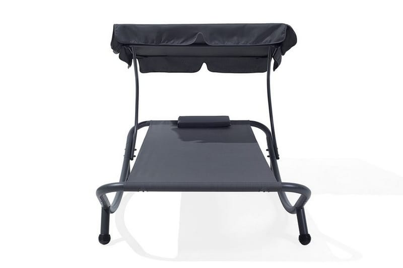 Aurinkosänky Terno 110x200 cm - Harmaa - Puutarhakalusteet - Puutarhatuoli - Aurinkosänky & aurinkovaunu