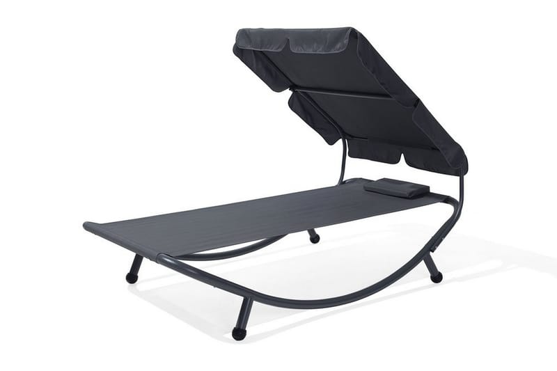 Aurinkosänky Terno 110x200 cm - Harmaa - Puutarhakalusteet - Puutarhatuoli - Aurinkosänky & aurinkovaunu