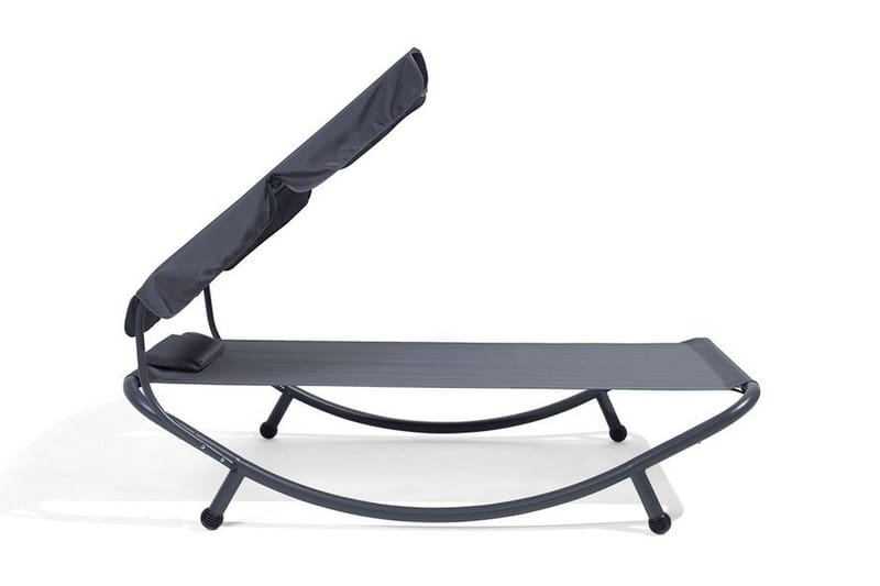 Aurinkosänky Terno 110x200 cm - Harmaa - Puutarhakalusteet - Puutarhatuoli - Aurinkosänky & aurinkovaunu