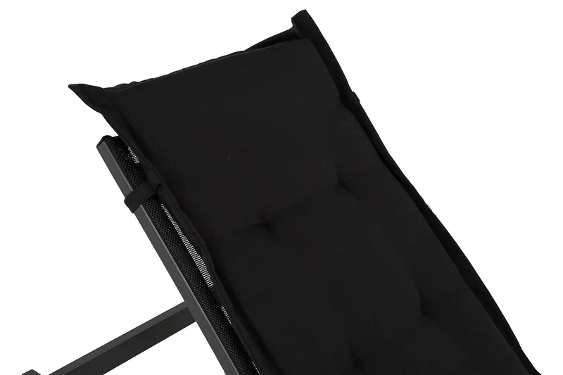 Aurinkosänky Tunis - Musta - Puutarhakalusteet - Puutarhatuoli - Aurinkosänky & aurinkovaunu