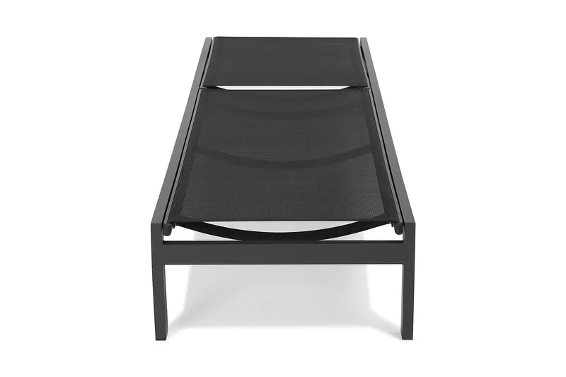 Aurinkosänky Tunis - Musta - Puutarhakalusteet - Puutarhatuoli - Aurinkosänky & aurinkovaunu