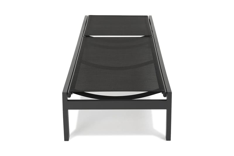 Aurinkosänky Tunis - Musta - Puutarhakalusteet - Puutarhatuoli - Aurinkosänky & aurinkovaunu