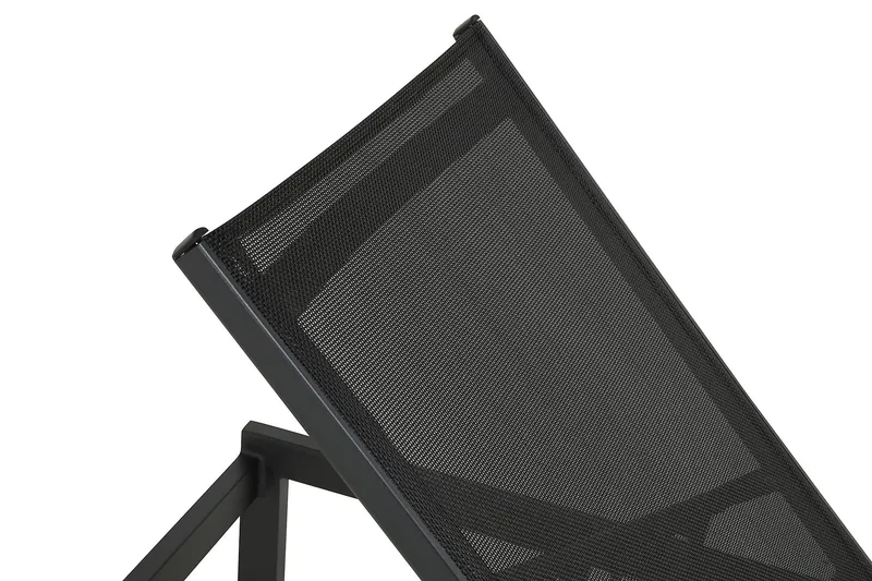 Aurinkosänky Tunis - Musta - Puutarhakalusteet - Puutarhatuoli - Aurinkosänky & aurinkovaunu