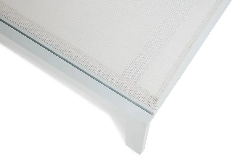 Aurinkosänky Tunis - Valkoinen - Puutarhakalusteet - Puutarhatuoli - Aurinkosänky & aurinkovaunu