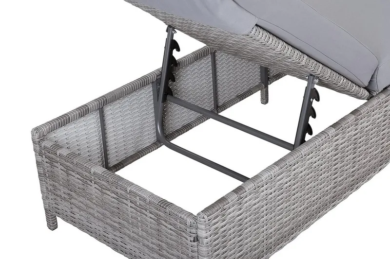 Aurinkosänky Turin II 65x201 cm - Puutarhakalusteet - Terassiryhmät - Aurinkovuode