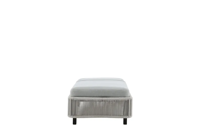 Aurinkosänky Virya - Harmaa - Puutarhakalusteet - Puutarhatuoli - Aurinkosänky & aurinkovaunu