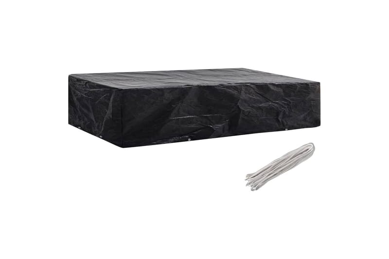 Aurinkotuolin suoja 2 kpl 8 purjerengasta 218x77x55 cm - Musta - Puutarhakalusteet - Puutarhatuoli - Aurinkosänky & aurinkovaunu
