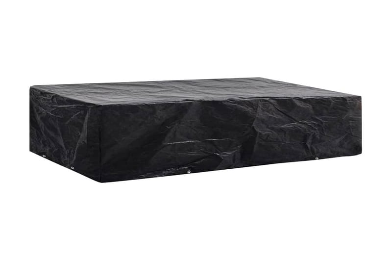 Aurinkotuolin suoja 8 purjerengasta 218 x 77 x 55 cm - Musta - Puutarhakalusteet - Puutarhatuoli - Aurinkosänky & aurinkovaunu
