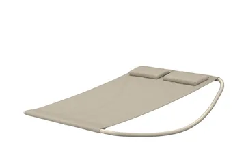 Gordo aurinkosänky ulkokäyttöön - Beige - Puutarhakalusteet - Puutarhatuoli - Aurinkosänky & aurinkovaunu