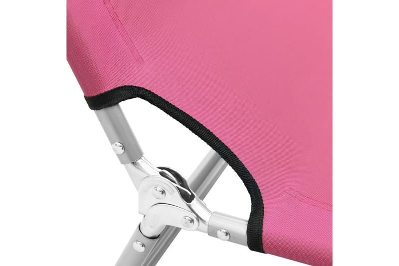 Kokoontaitettava aurinkotuoli teräs ja kangas pinkki - Pinkki - Puutarhakalusteet - Puutarhatuoli - Aurinkosänky & aurinkovaunu