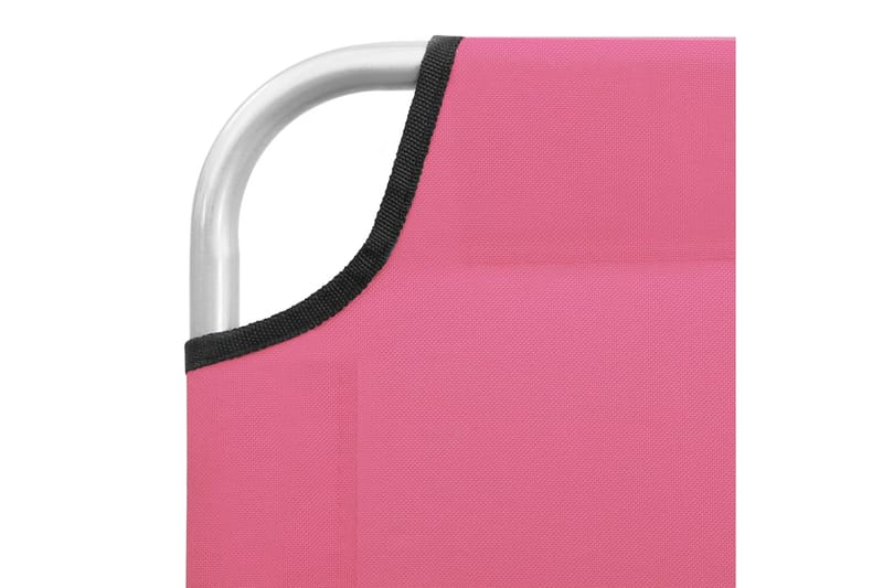 Kokoontaitettava aurinkotuoli teräs ja kangas pinkki - Pinkki - Puutarhakalusteet - Puutarhatuoli - Aurinkosänky & aurinkovaunu