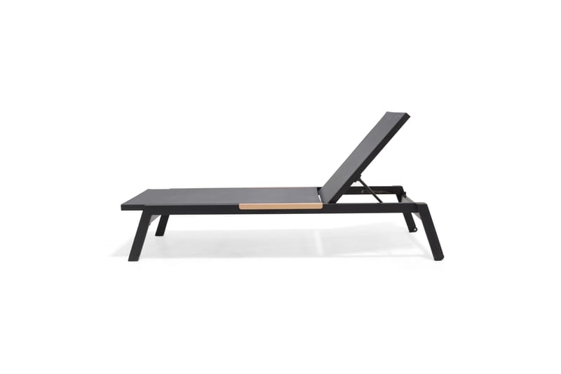Panama Aurinkotuoli 176x72 cm Musta - Lifestyle Garden - Puutarhakalusteet - Puutarhatuoli - Aurinkosänky & aurinkovaunu