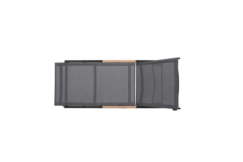 Panama Aurinkotuoli 176x72 cm Musta - Lifestyle Garden - Puutarhakalusteet - Puutarhatuoli - Aurinkosänky & aurinkovaunu