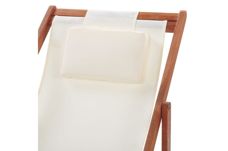 Aurinkotuoli 2 vaihtokankaat Avellino - Valkoinen, tumma puu, monivärinen - Puutarhakalusteet - Puutarhatuoli - Aurinkotuoli