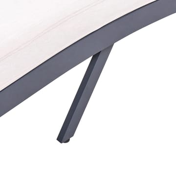 Aurinkotuoli Amelia - Beige, musta - Puutarhakalusteet - Puutarhatuoli - Aurinkotuoli