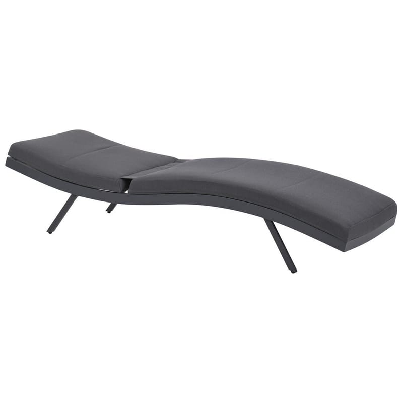 Aurinkotuoli Amelia - Harmaa - Puutarhakalusteet - Puutarhatuoli - Aurinkotuoli