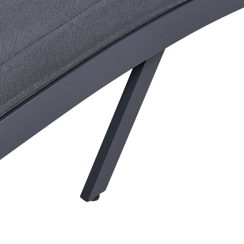 Aurinkotuoli Amelia - Harmaa - Puutarhakalusteet - Puutarhatuoli - Aurinkotuoli