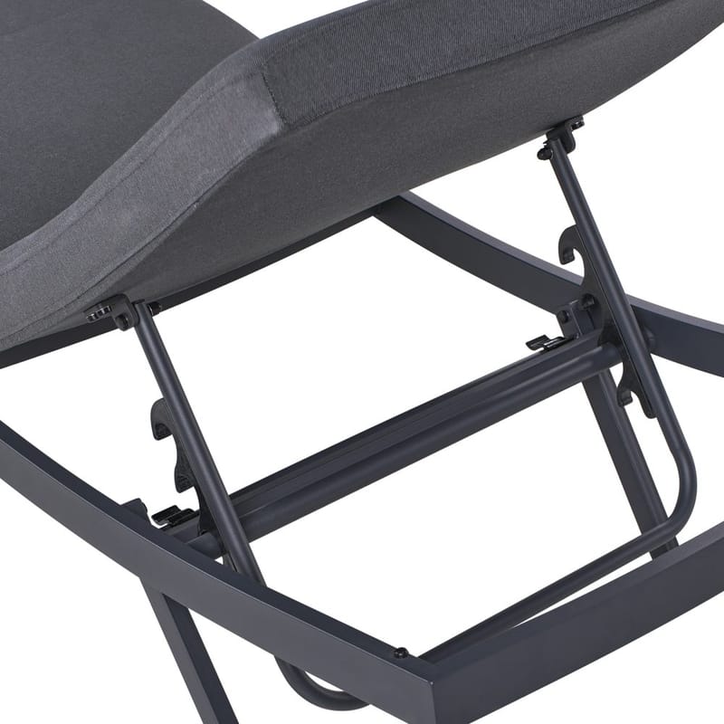 Aurinkotuoli Amelia - Harmaa - Puutarhakalusteet - Puutarhatuoli - Aurinkotuoli