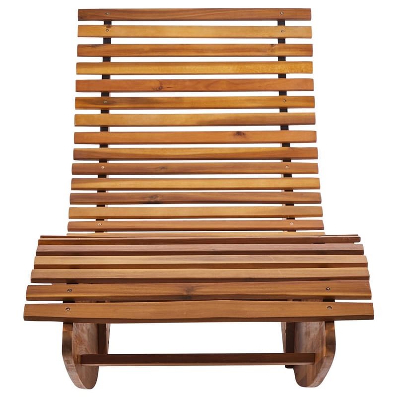 Aurinkotuoli Brescia Premium - Vaalea puu, vaaleanbeige - Puutarhakalusteet - Puutarhatuoli - Aurinkotuoli