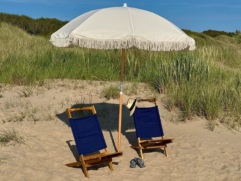 Aurinkotuoli Hillerstorp Mölle - Sininen - Puutarhakalusteet - Puutarhatuoli - Aurinkotuoli