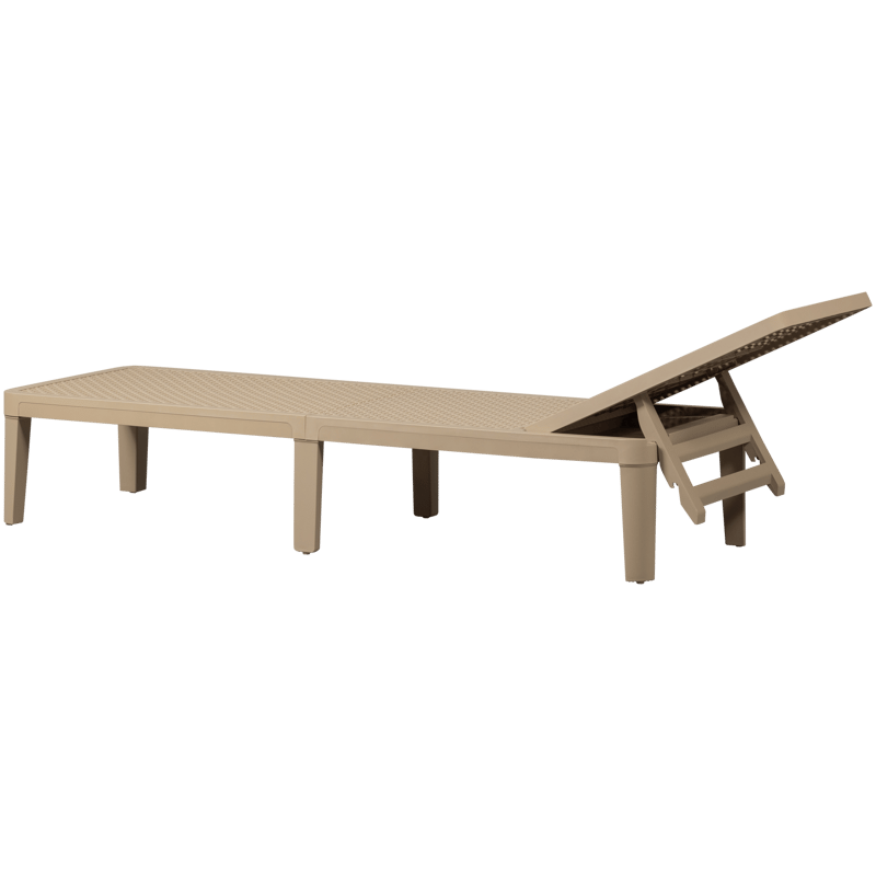 Aurinkotuoli Jinte ulkokäyttöön - Hiekka - Puutarhakalusteet - Puutarhatuoli - Aurinkosänky & aurinkovaunu