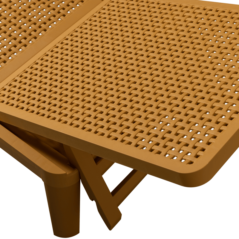 Aurinkotuoli Jinte ulkokäyttöön - Keltainen - Puutarhakalusteet - Puutarhatuoli - Aurinkosänky & aurinkovaunu