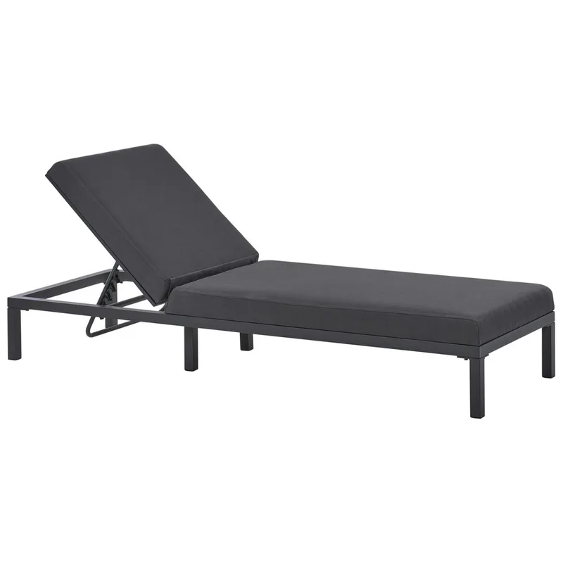 Aurinkotuoli Lariano - Harmaa - Puutarhakalusteet - Puutarhatuoli - Aurinkotuoli