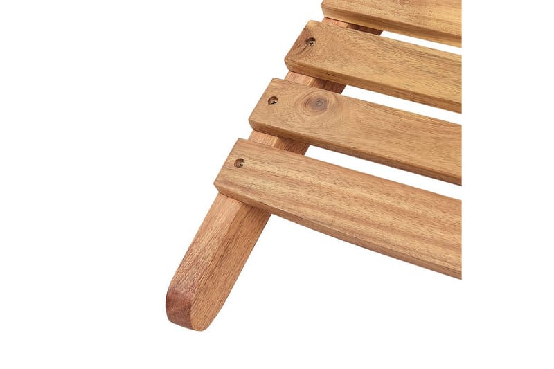 Aurinkotuoli Luino - Vaalea puu, harmaa - Puutarhakalusteet - Puutarhatuoli - Aurinkosänky & aurinkovaunu