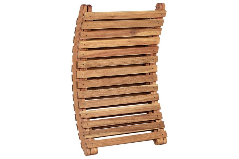 Aurinkotuoli Luino - Vaalea puu, harmaa - Puutarhakalusteet - Puutarhatuoli - Aurinkosänky & aurinkovaunu