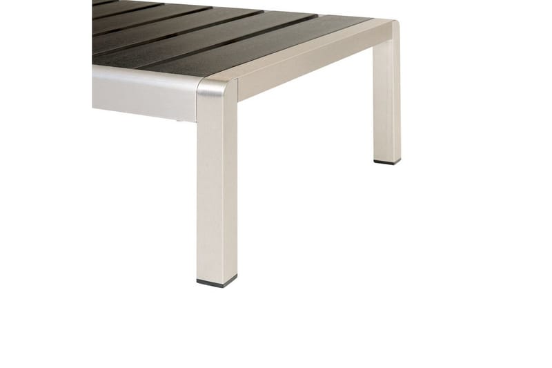 Aurinkotuoli Nardo - Musta, Hopea - Puutarhakalusteet - Puutarhatuoli - Aurinkosänky & aurinkovaunu