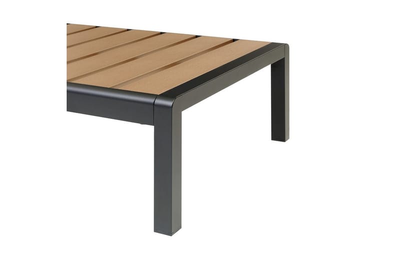 Aurinkotuoli Nardo - Vaaleaa puuta, musta, Vaalea puu, musta - Puutarhakalusteet - Puutarhatuoli - Aurinkosänky & aurinkovaunu