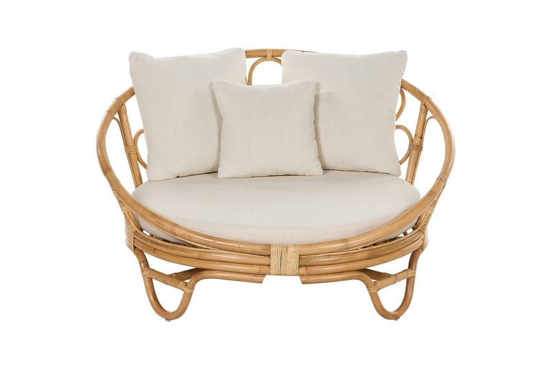 Aurinkotuoli Rossano - Luonnollinen, beige - Puutarhakalusteet - Puutarhatuoli - Ulkotilan nojatuolit