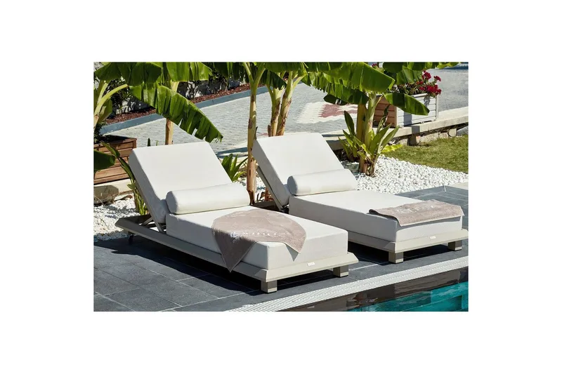 Aurinkotuoli Taharoa beige, Beige