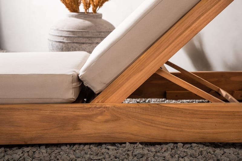 Aurinkotuoli ulkokäyttöön - Luonnonväri - Puutarhakalusteet - Puutarhatuoli - Aurinkosänky & aurinkovaunu